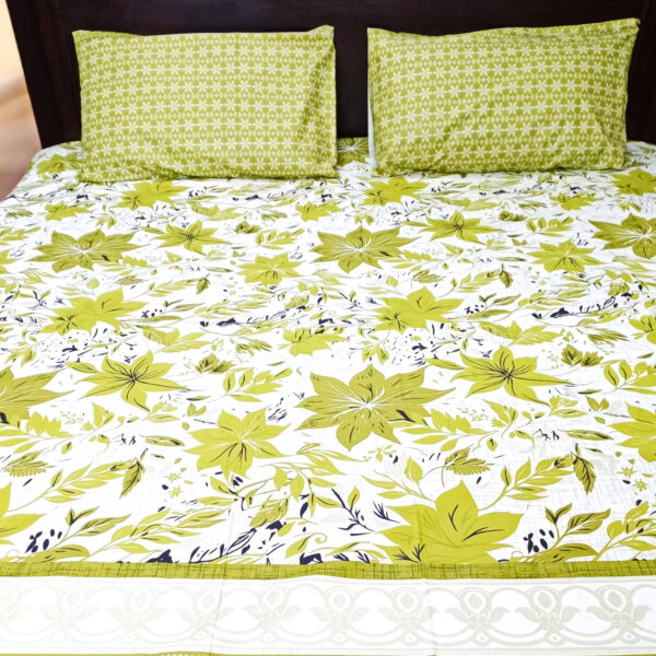 Cotton Fabric King Size Bedsheet